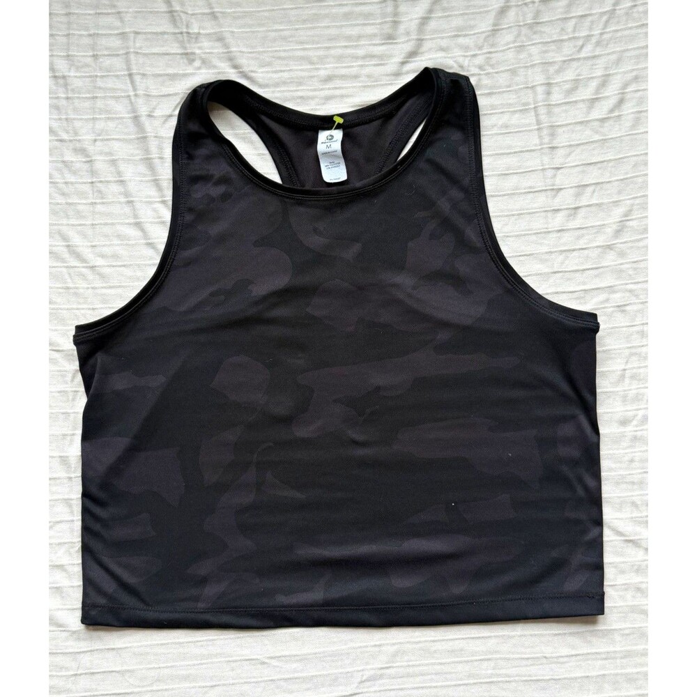 90 Degree by Reflex Women’s Black Camouflage Racerback Sports Bra M Wireless